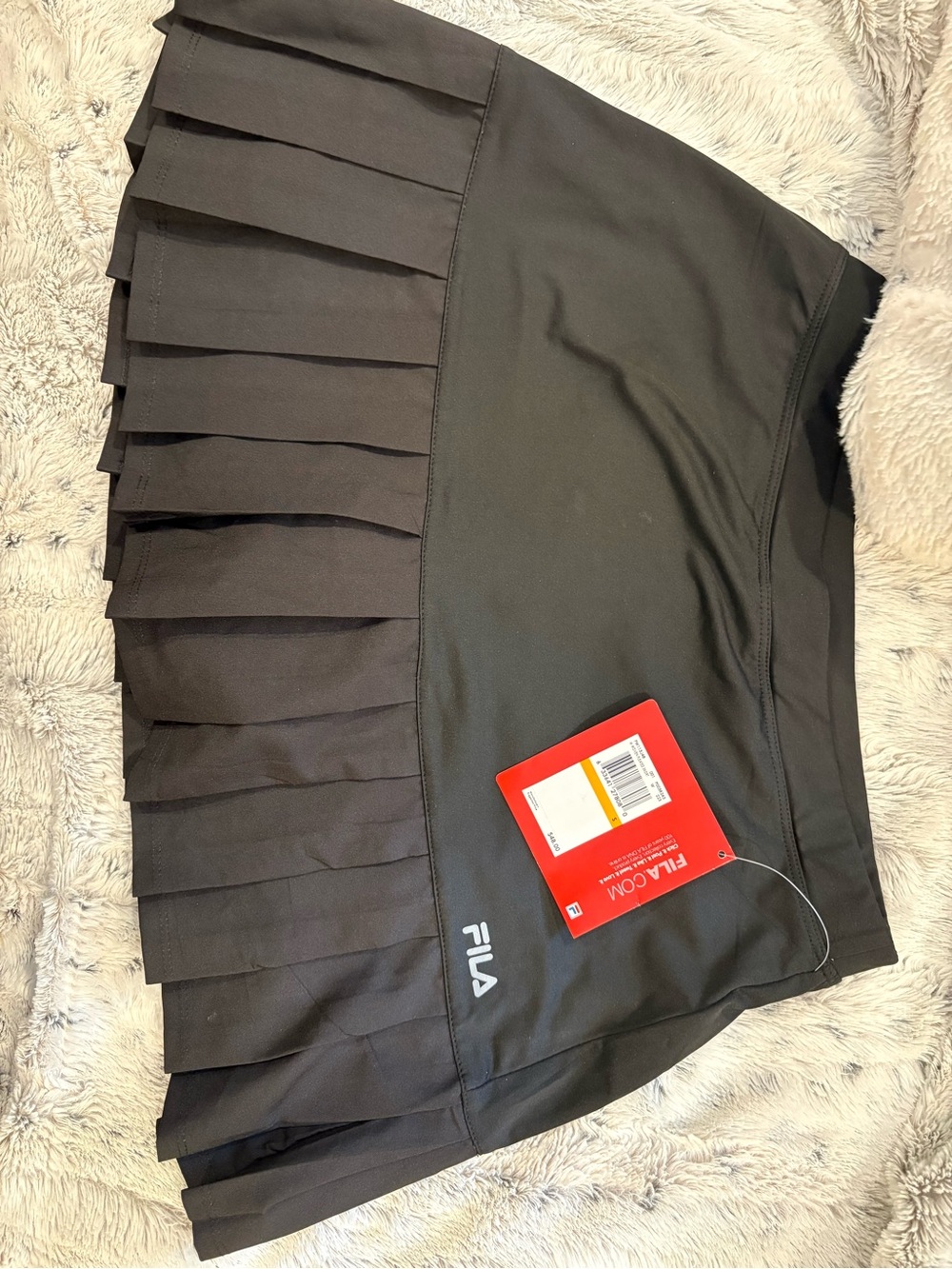 Fila Black Pleated Tennis Skort (NWT)